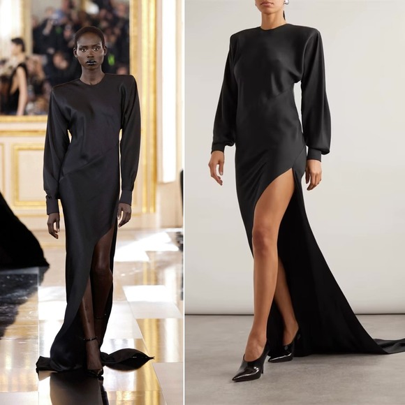 Valentino Garavani Dresses & Skirts - NWT Valentino Garavani Black Silk Satin Gown Le Noir Fall 24 $11,500 - Size US 8